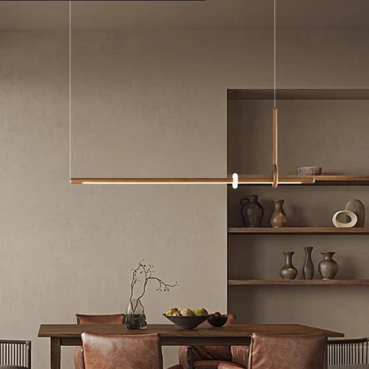 Suspension Luminaire Design en Bois - Lueryte
