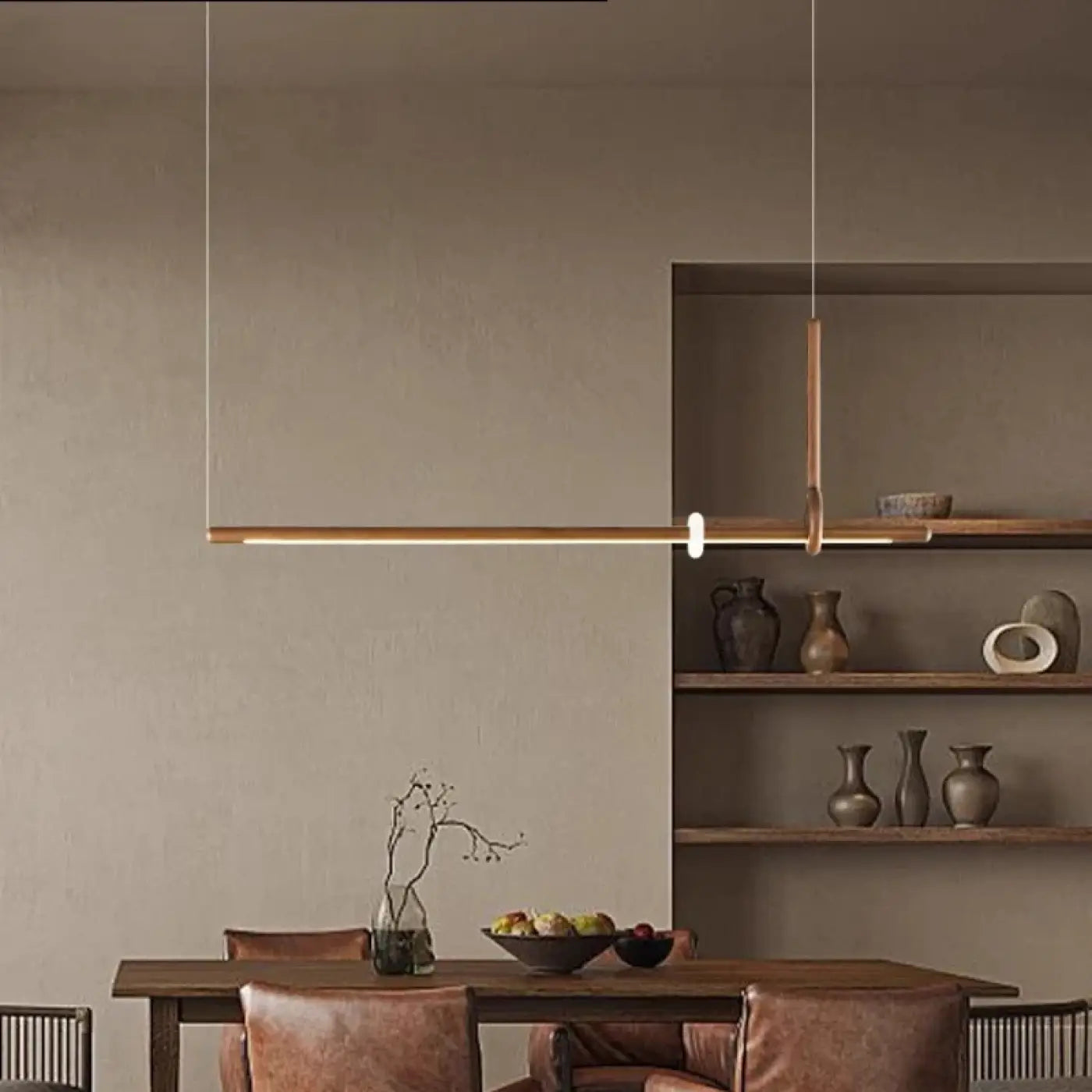 Suspension Luminaire Design en Bois - Lueryte