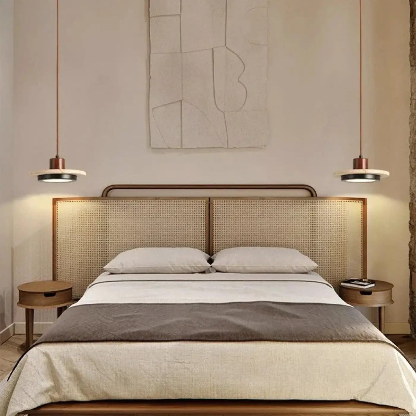 Suspension Luminaire Design en Bois - Travy