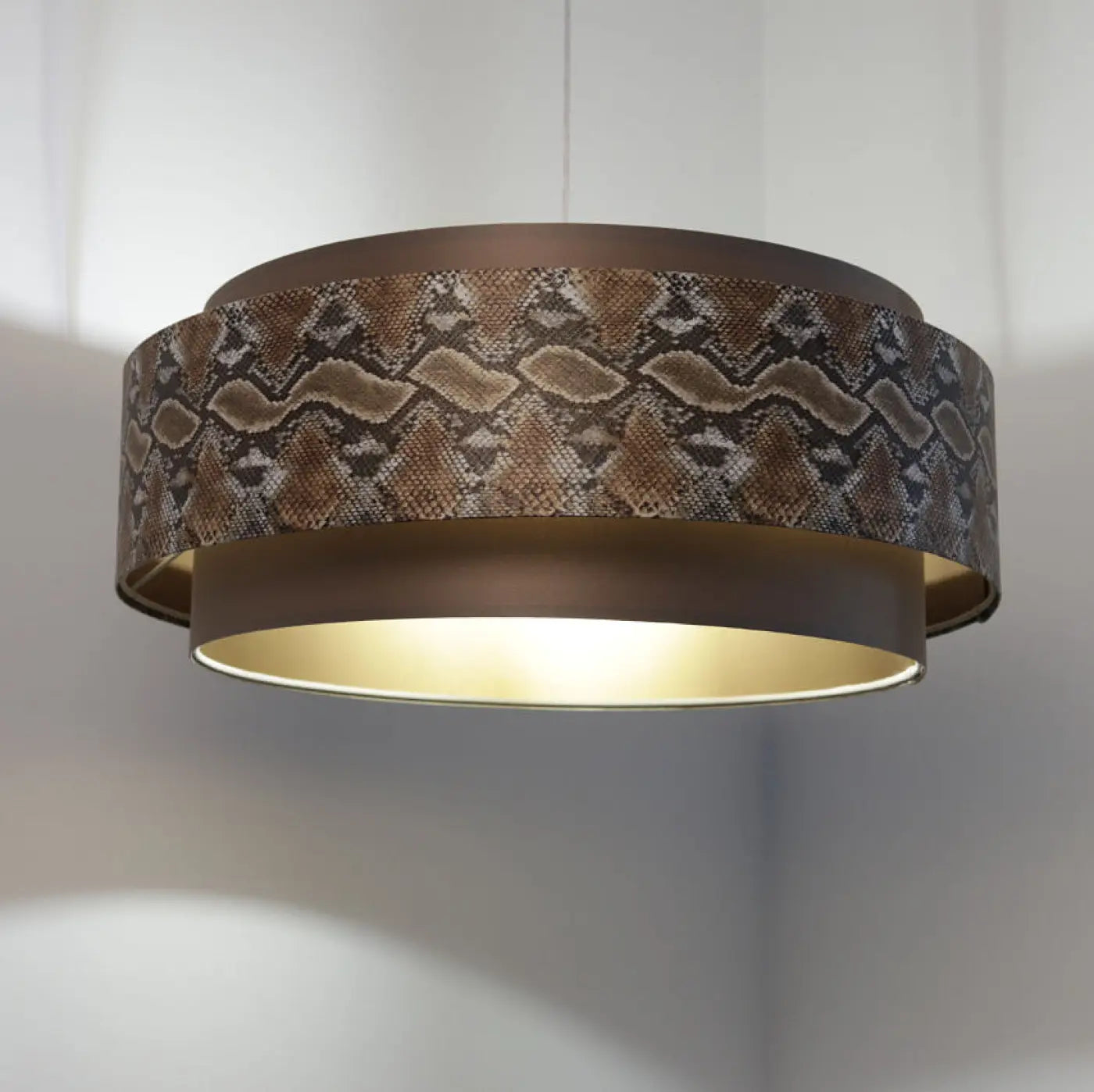 Suspension Luminaire - Doblo (Marron/Cuivré)