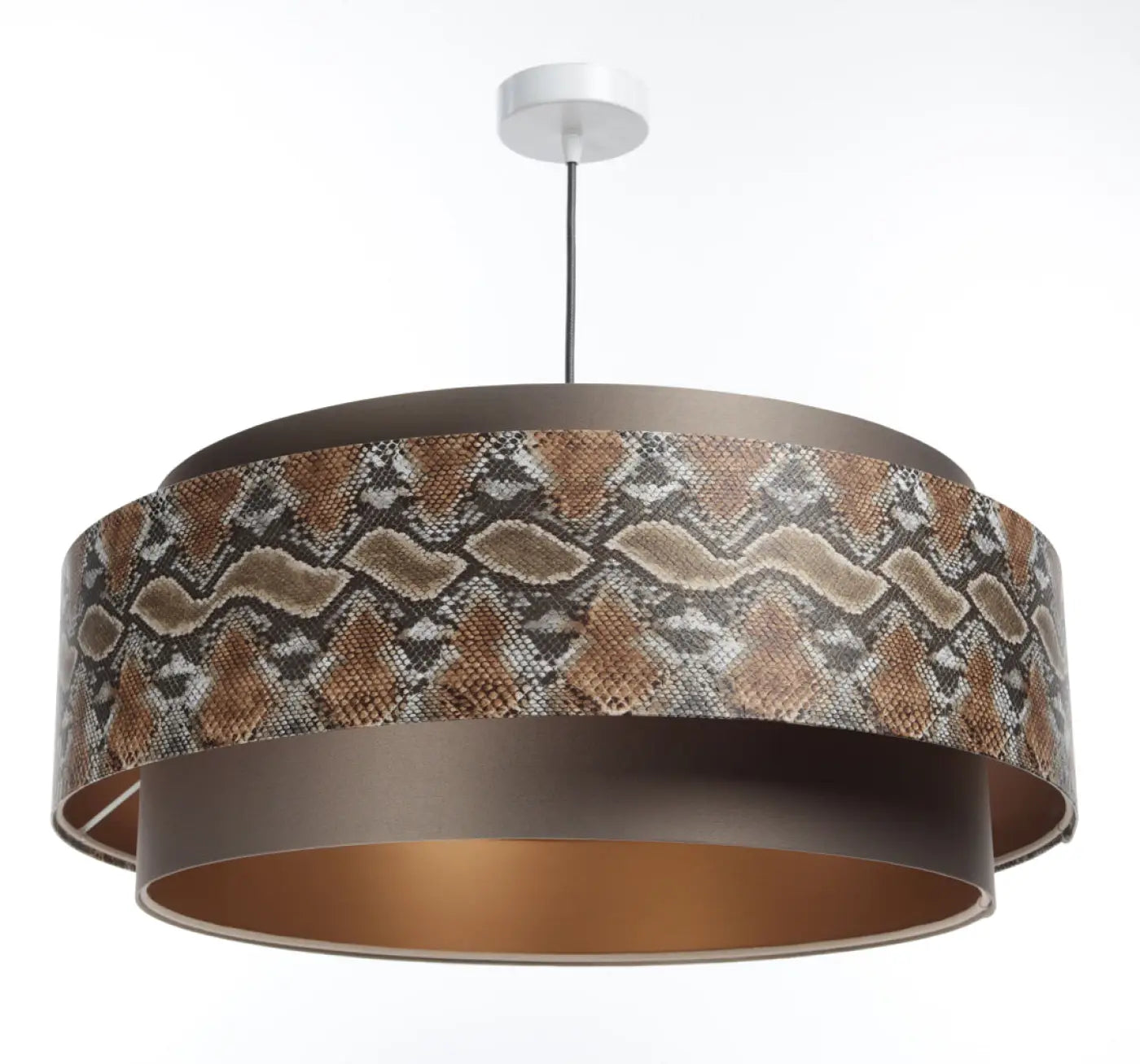 Suspension Luminaire - Doblo (Marron/Cuivré)