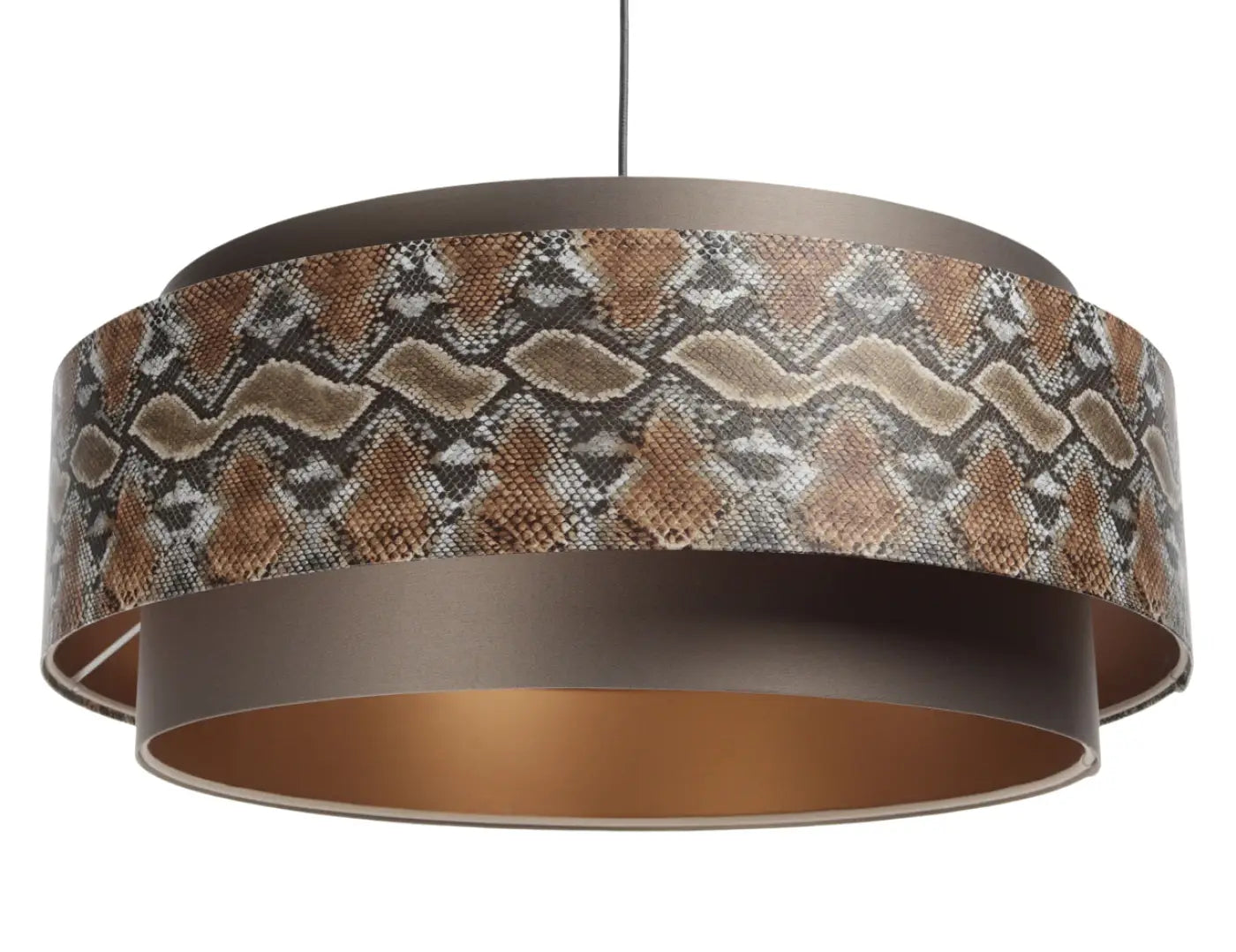 Suspension Luminaire - Doblo (Marron/Cuivré)