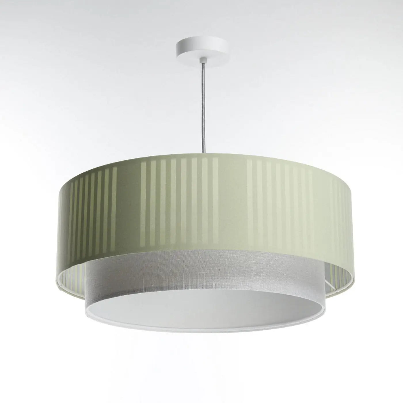 Suspension Luminaire Design - Duo Lami Line (Menthe/Gris)