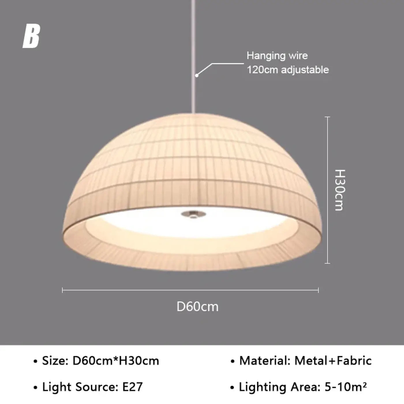 Suspension Luminaire Design en Metal - Kawoui