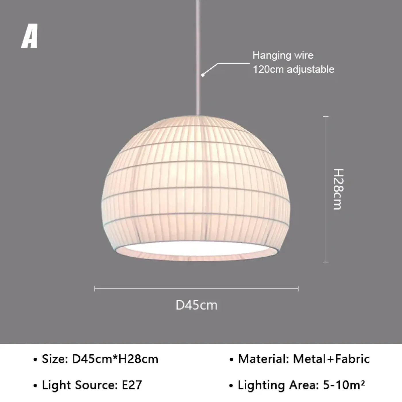 Suspension Luminaire Design en Metal - Kawoui