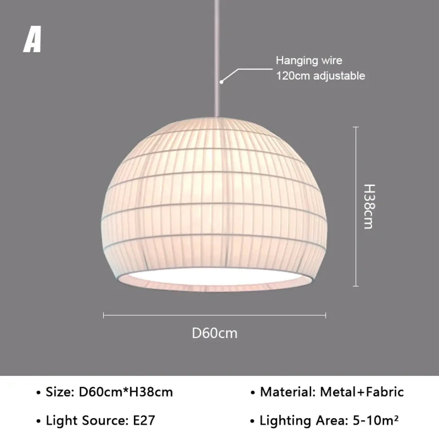 Suspension Luminaire Design en Metal - Kawoui