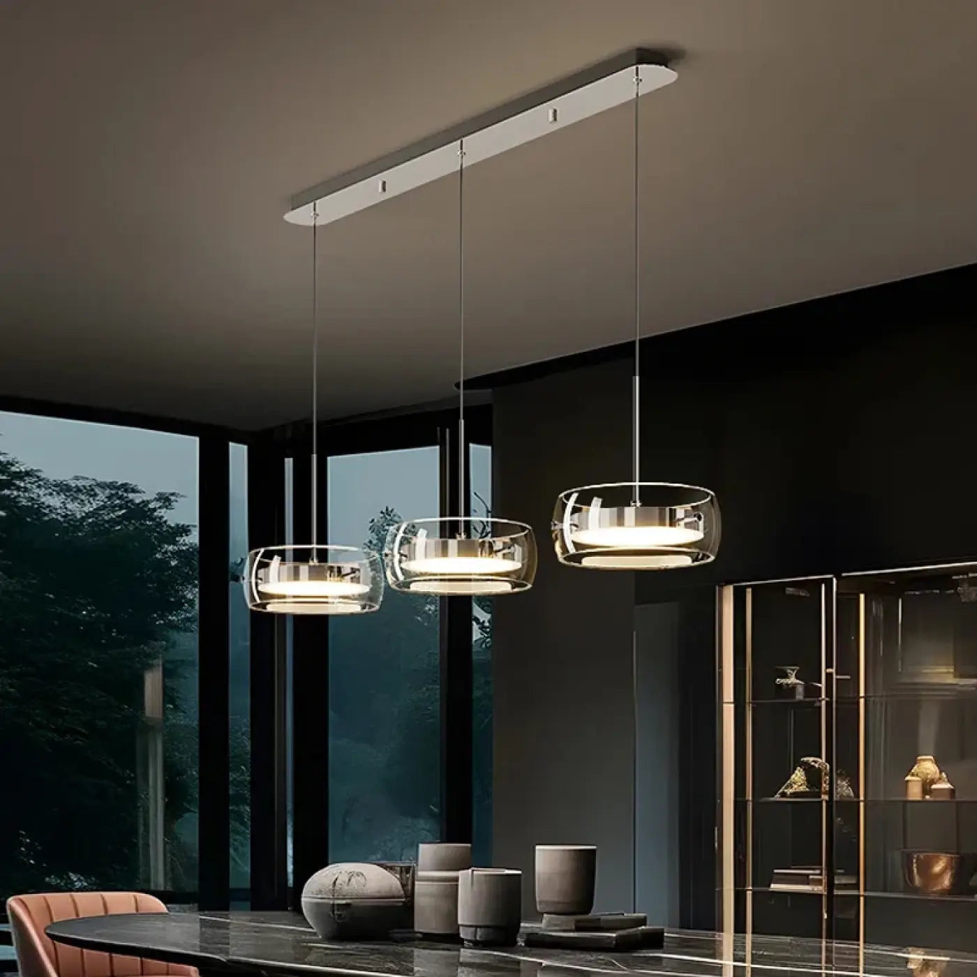 Suspension Luminaire Minimaliste en Verre - Simpa