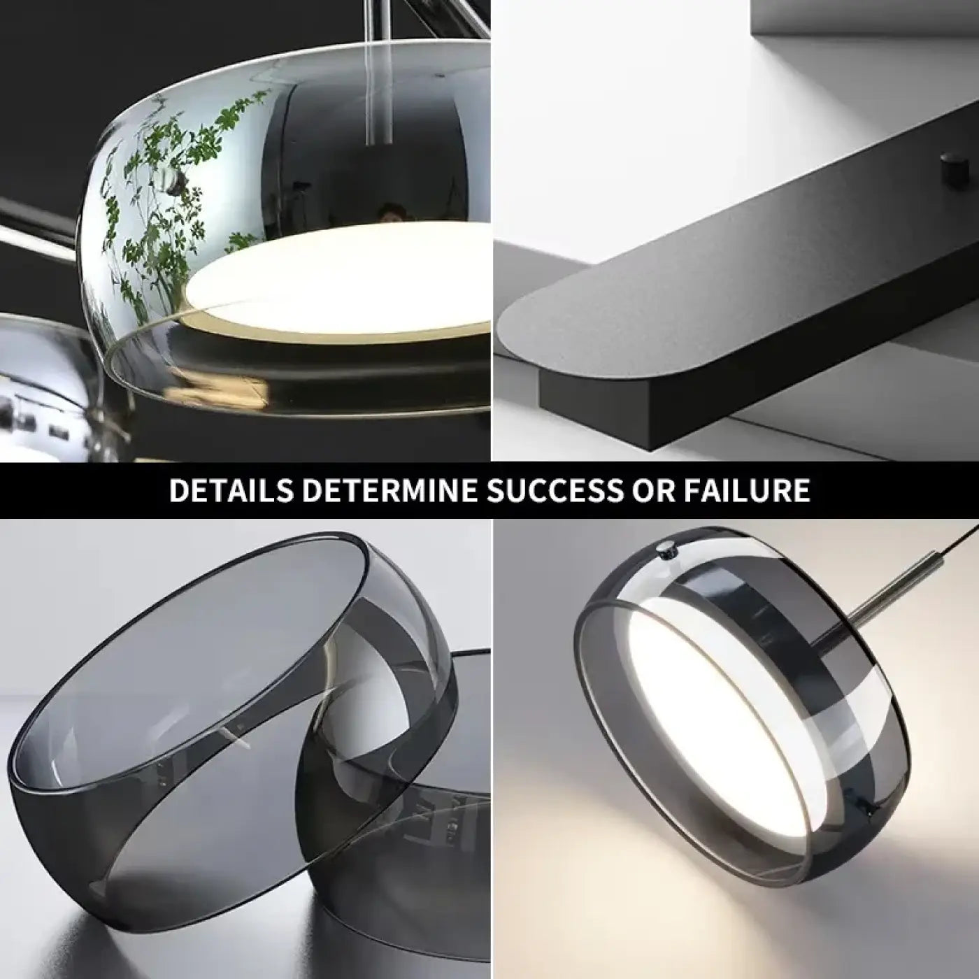 Suspension Luminaire Minimaliste en Verre - Simpa