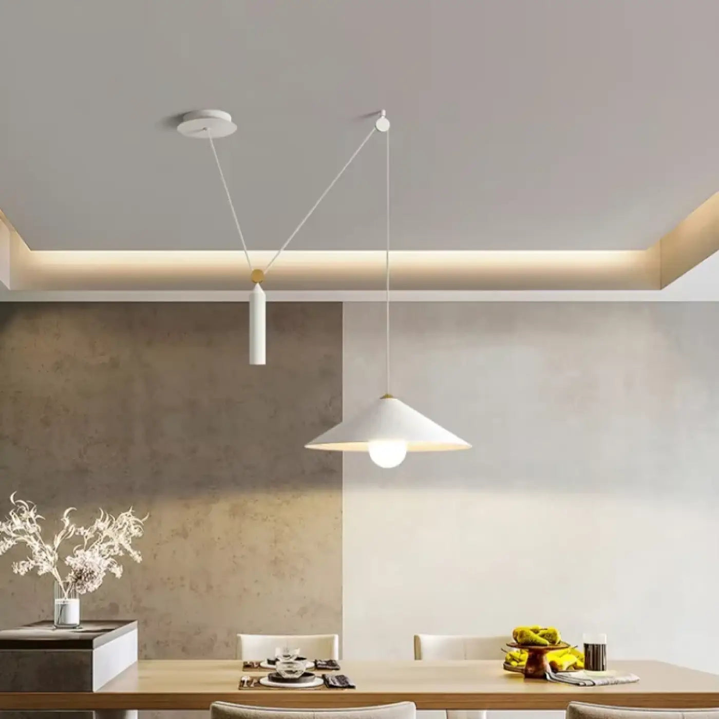 Suspension Luminaire Minimaliste en Metal - Jax