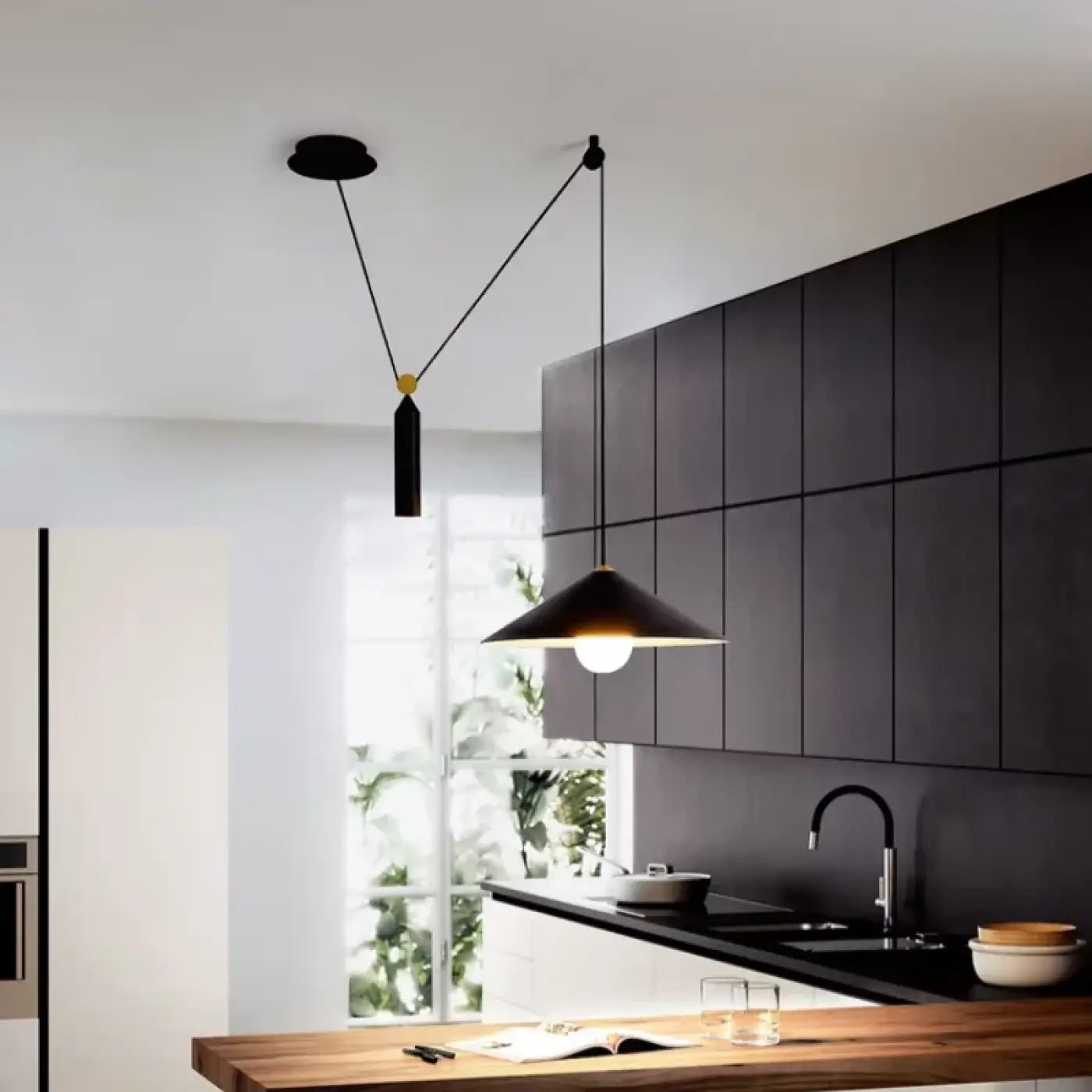 Suspension Luminaire Minimaliste en Metal - Jax