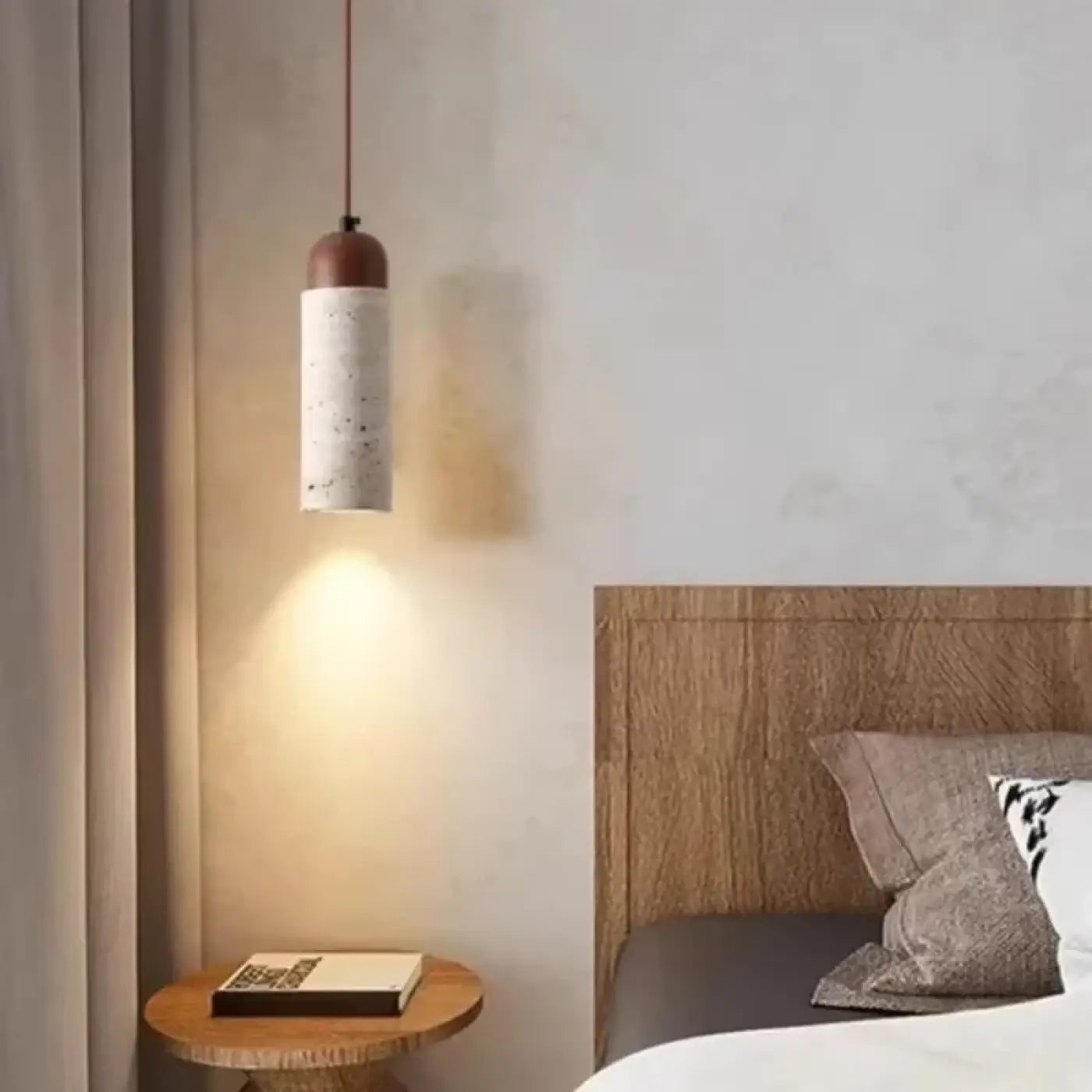 Suspension Luminaire Minimaliste en Bois - Bina