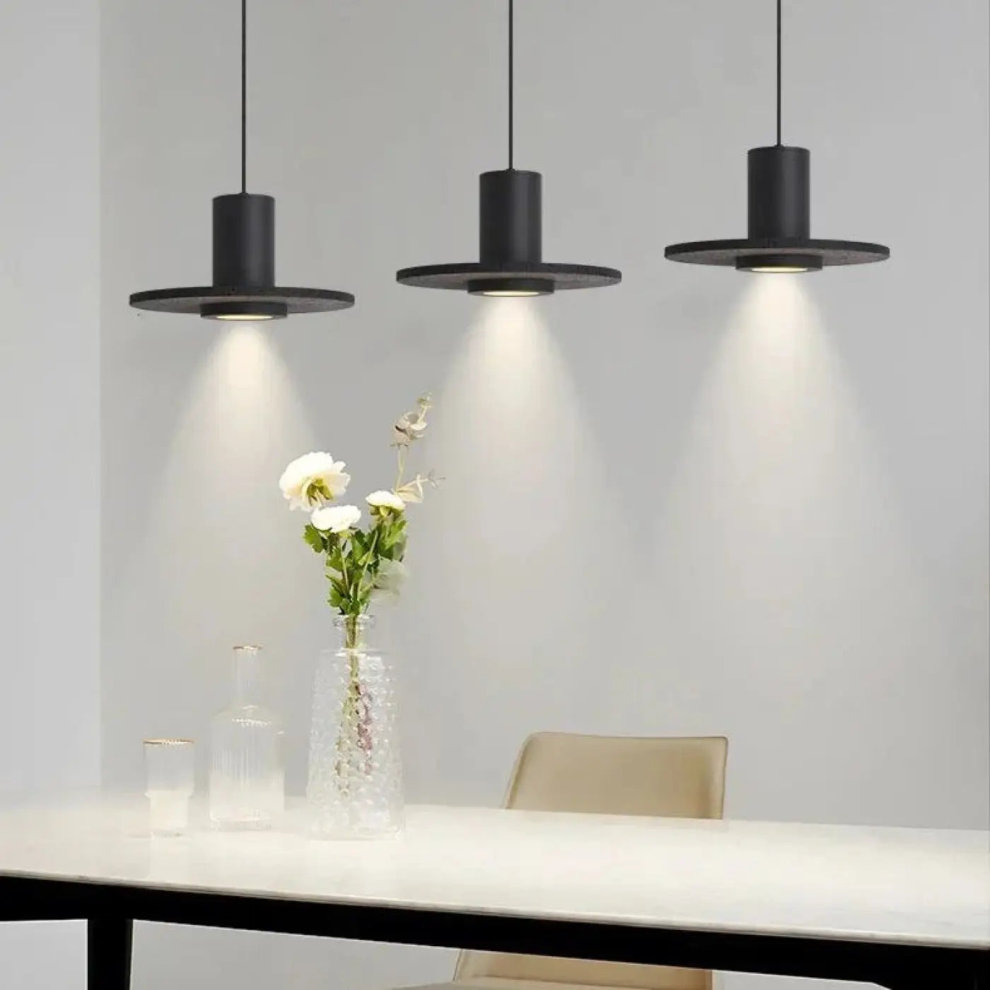 Suspension Luminaire Minimaliste en Metal - Danys