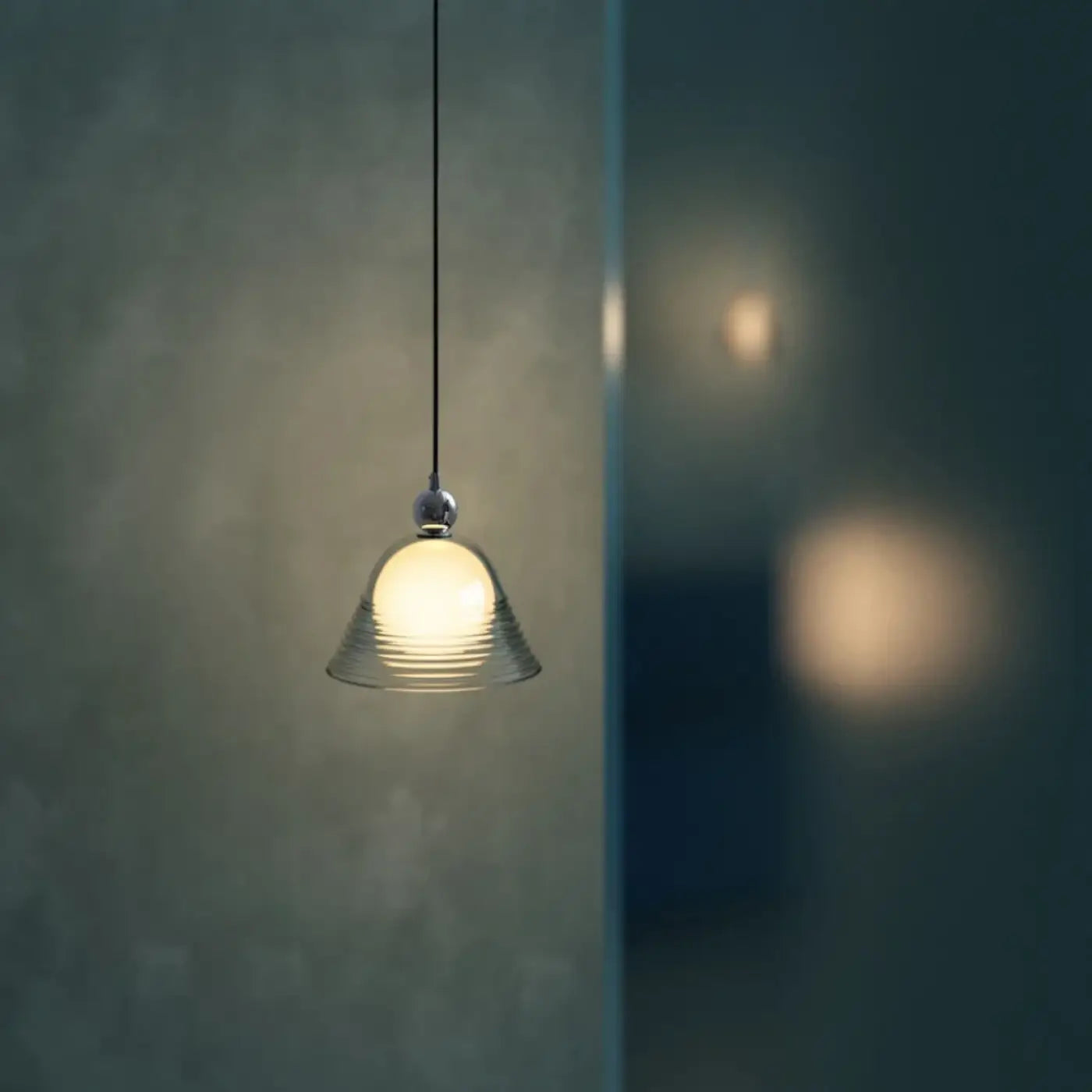 Suspension Luminaire Minimaliste en Verre - Arent