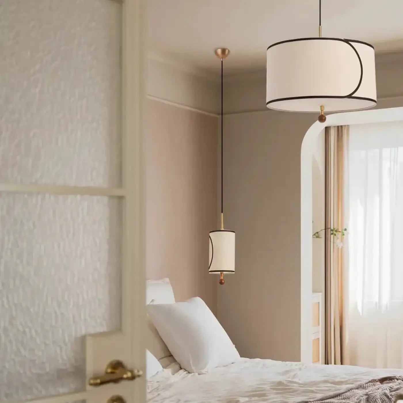 Suspension Luminaire Moderne en Tissu - Avinah