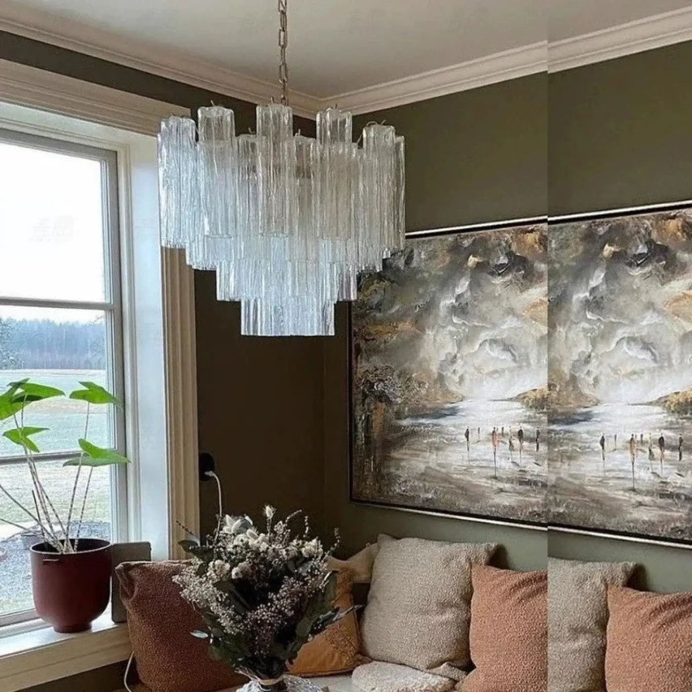 Suspension Luminaire Moderne en Verre - Soupire