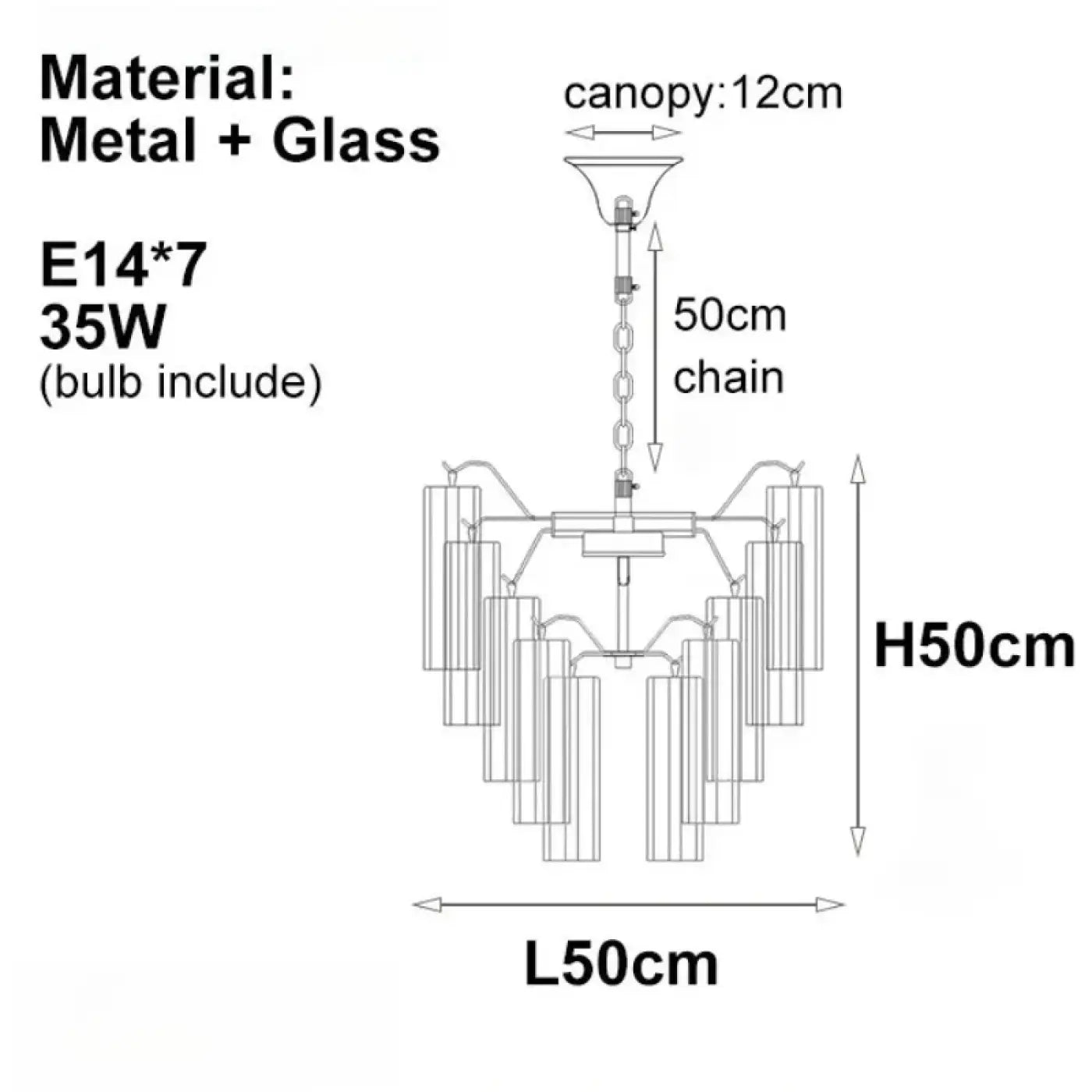 Suspension Luminaire Moderne en Verre - Soupire