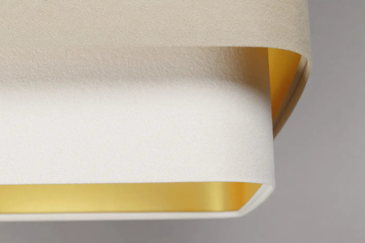 Suspension Luminaire Moderne - Kwadro Duo (Beige/Blanc)