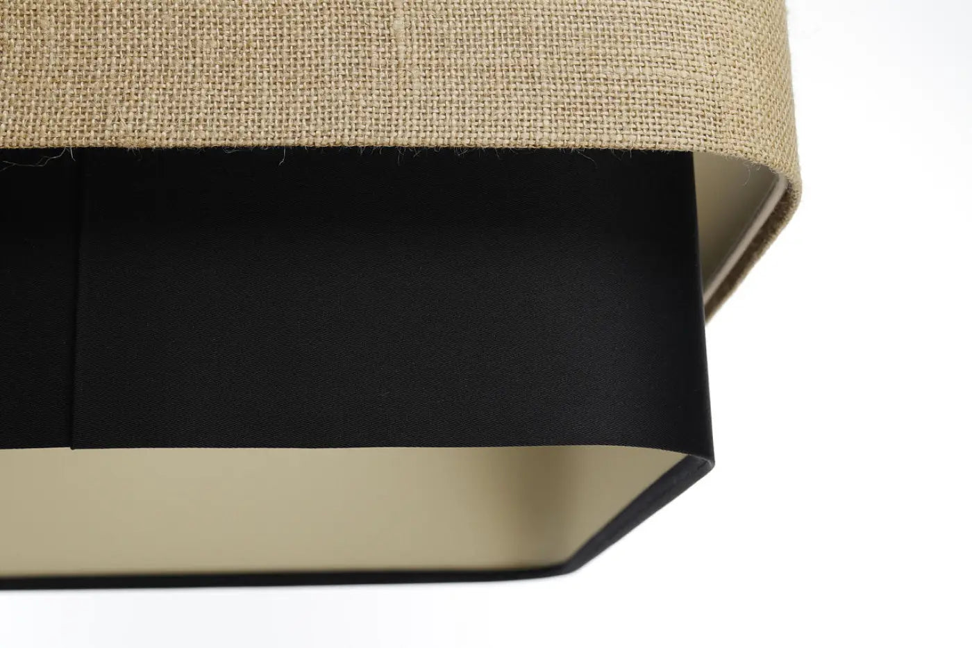 Suspension Luminaire Moderne - Kwadro Duo (Beige/Noir)