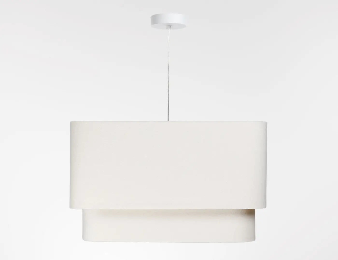 Suspension Luminaire Moderne - Kwadro Duo Velour (Blanc)