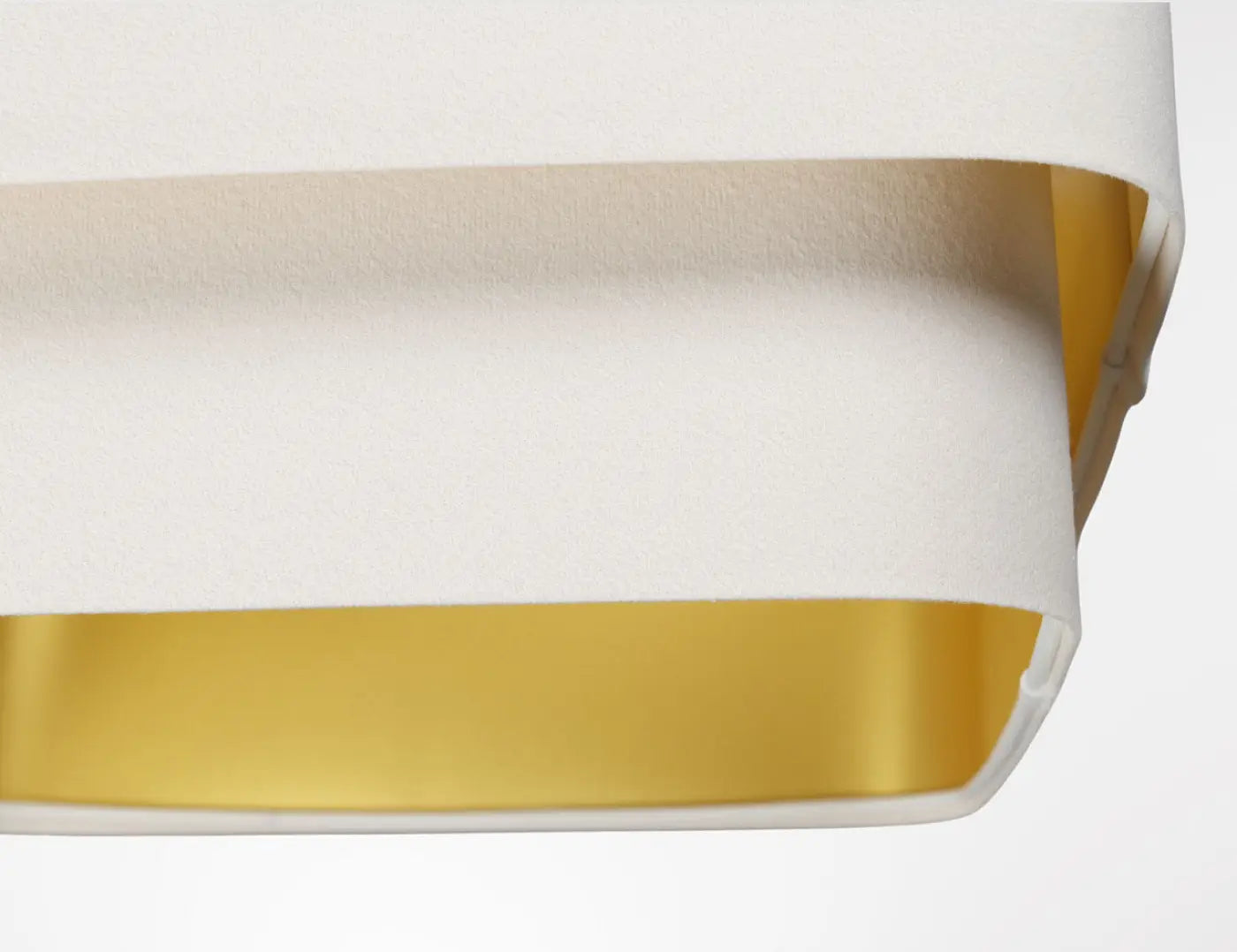 Suspension Luminaire Moderne - Kwadro Duo Velour (Blanc)
