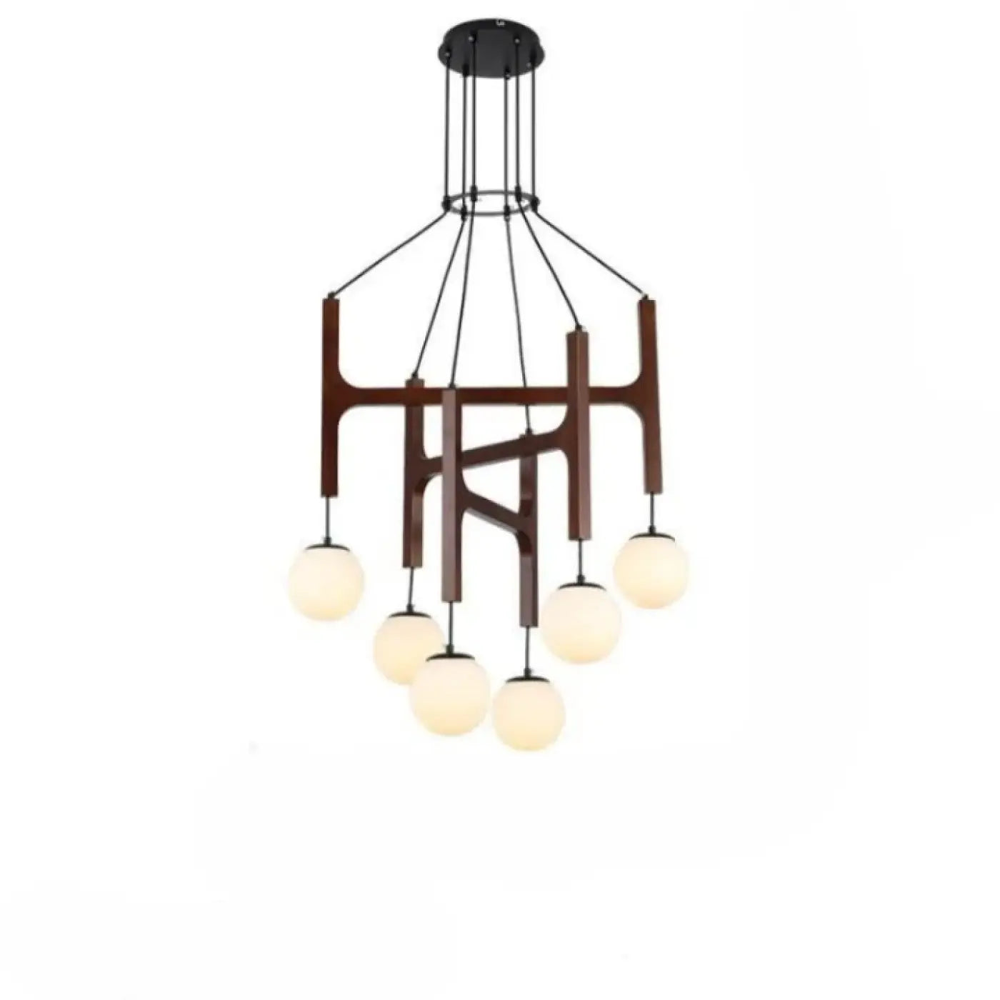 Suspension Luminaire Moderne en Bois - Orbia