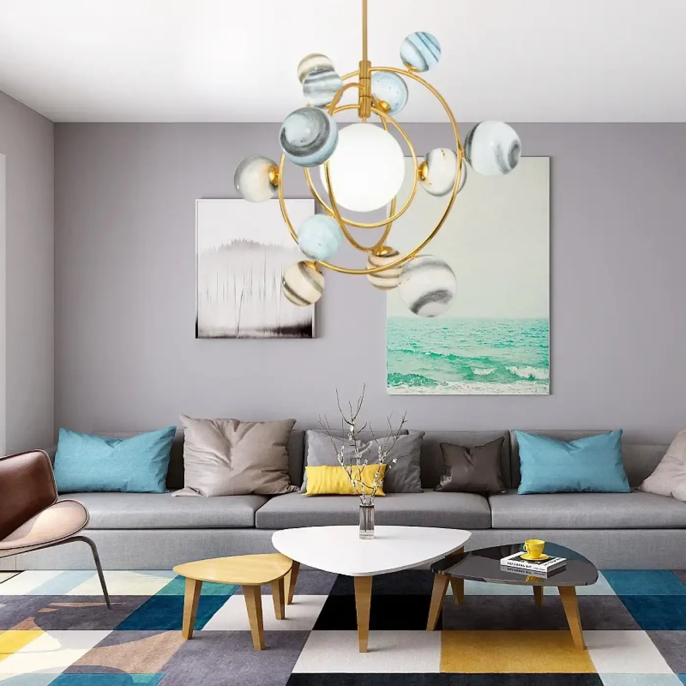 Suspension Luminaire Moderne en Verre - Boulina
