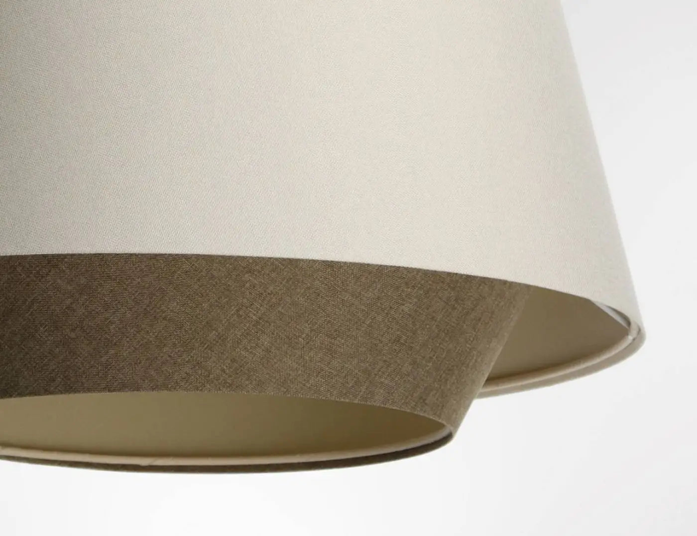 Suspension Luminaire Moderne - Sensei Doblo (Creme/Marron)