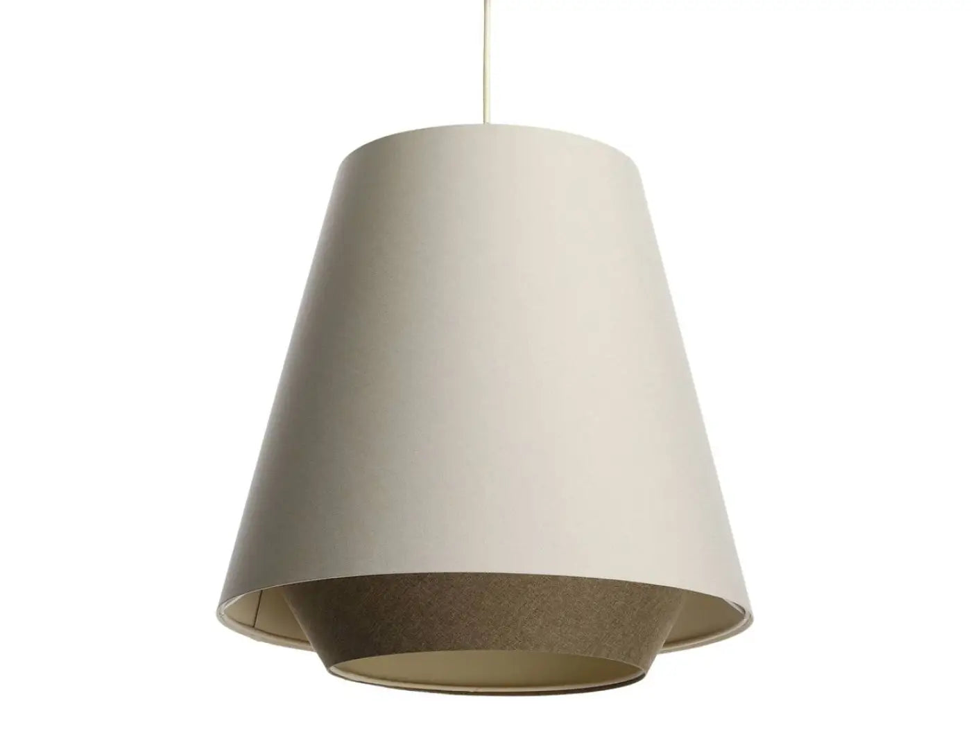 Suspension Luminaire Moderne - Sensei Doblo (Creme/Marron)