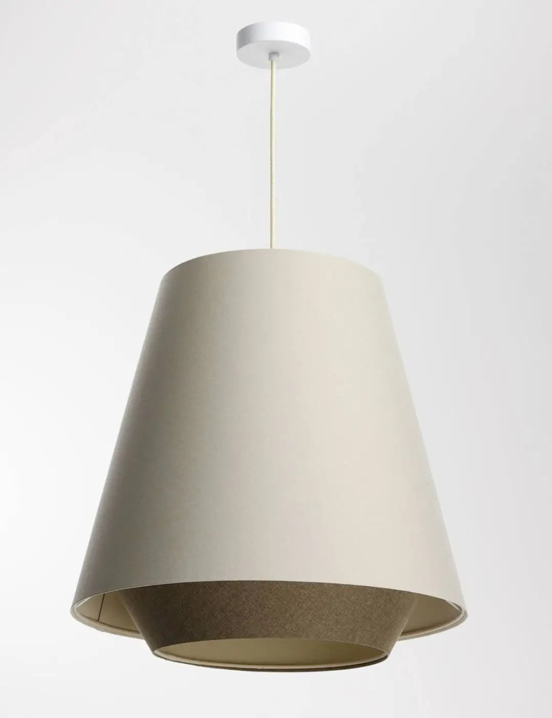 Suspension Luminaire Moderne - Sensei Doblo (Creme/Marron)