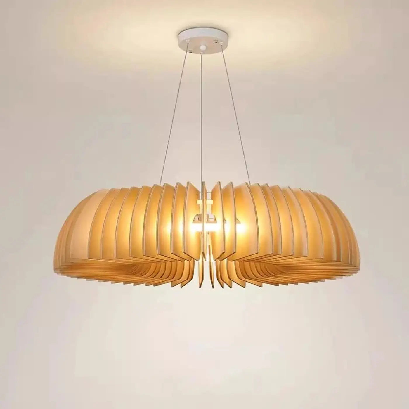 Suspension Luminaire Moderne en Bois - Xylia
