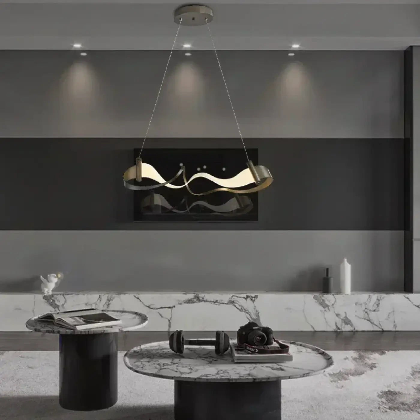 Suspension Luminaire Moderne en Metal - Ndraxi
