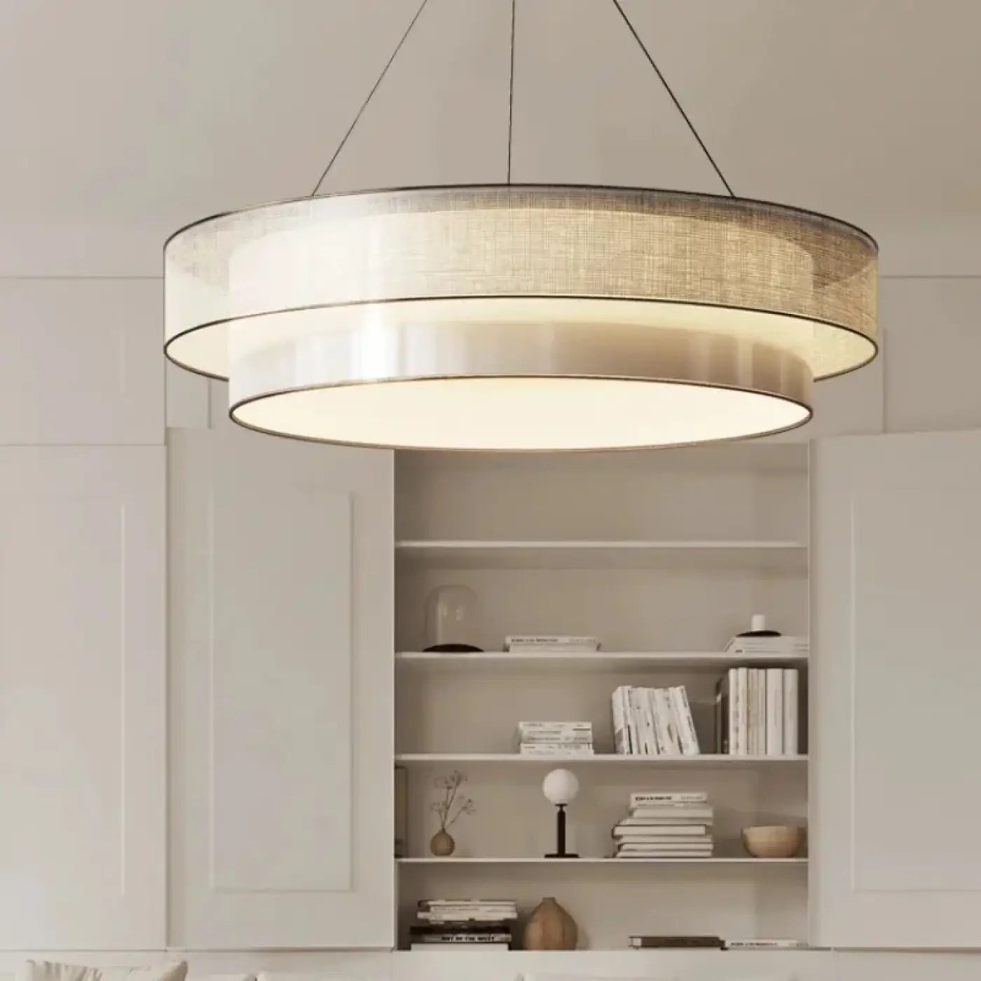Suspension Luminaire Moderne en Tissu - Betinas