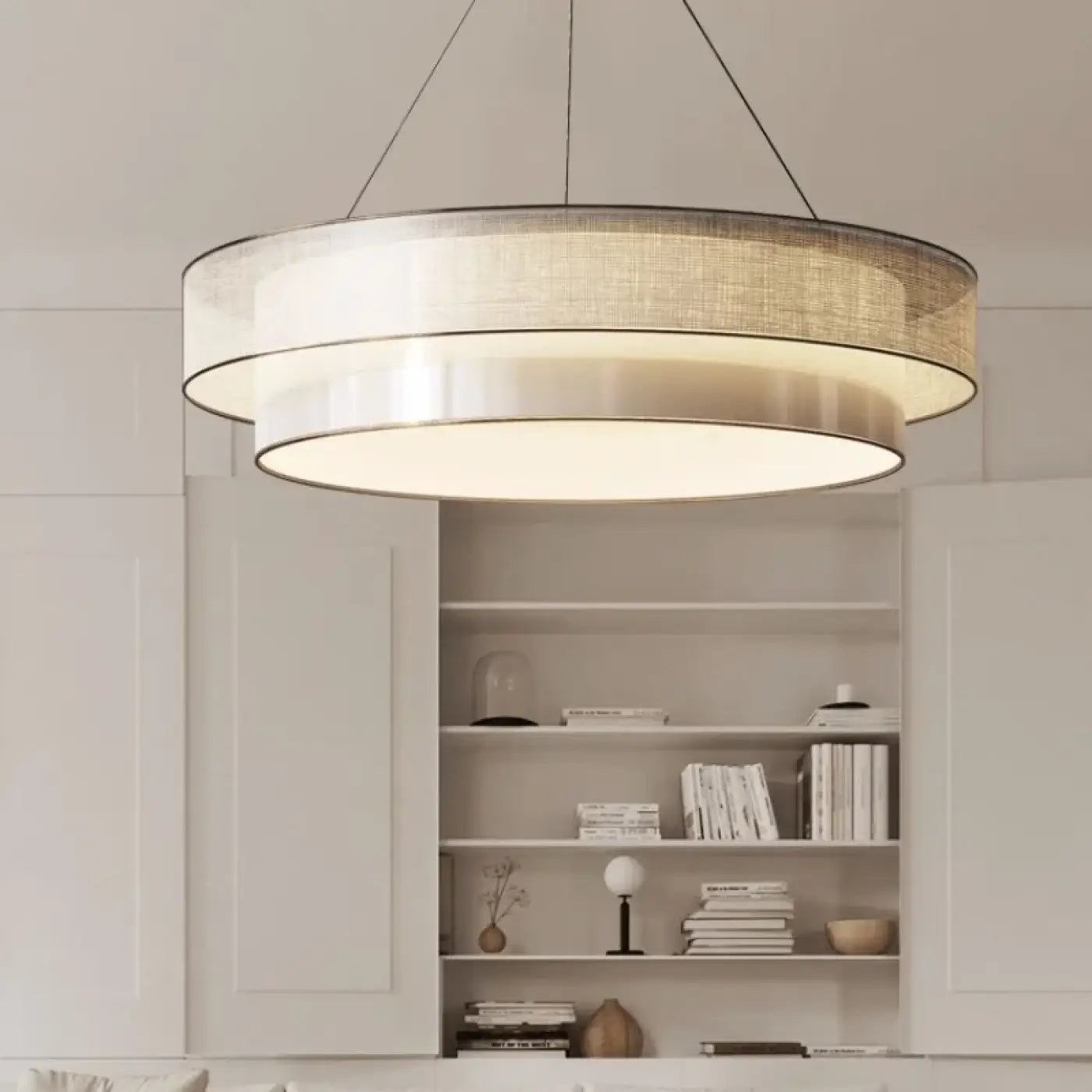 Suspension Luminaire Moderne en Tissu - Betinas