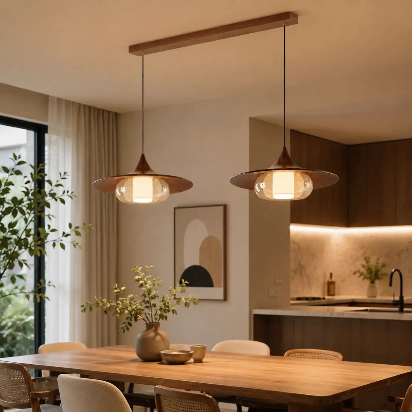 Suspension Luminaire Moderne en Verre - Aurea