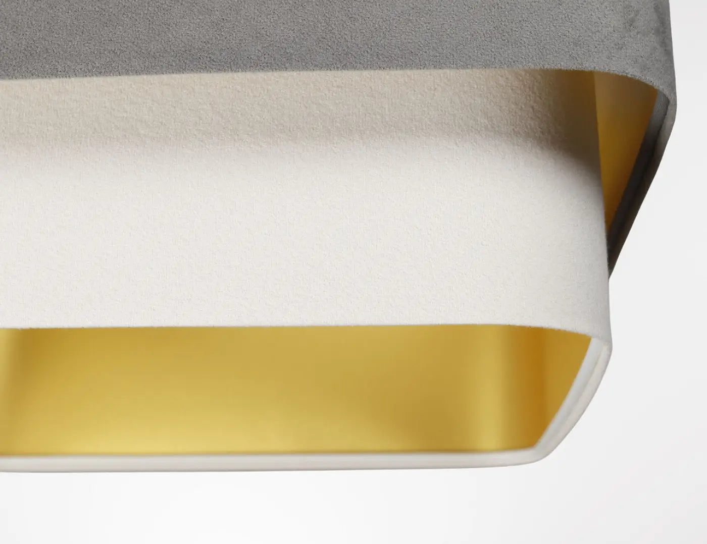 Suspension Luminaire Moderne - Kwadro Duo (Gris/Blanc)
