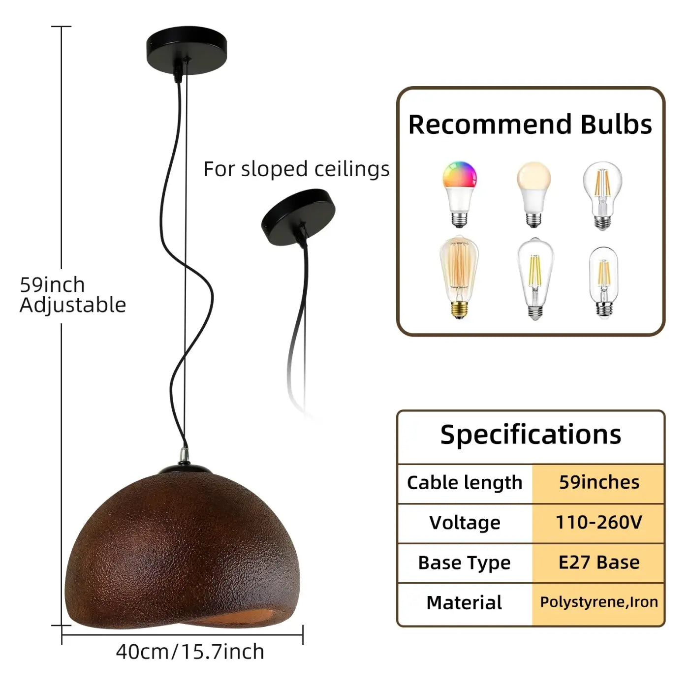 Suspension Luminaire Moderne - Tiquetase