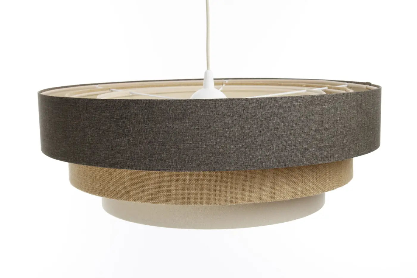 Suspension Luminaire Moderne - Triniti Boho Elegant (Marron/Beige/Crème)