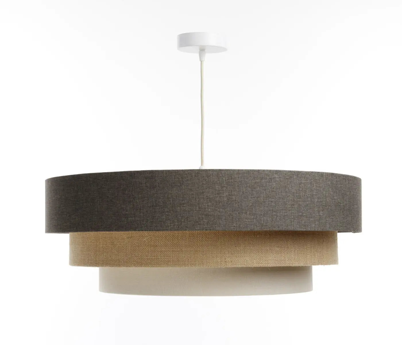 Suspension Luminaire Moderne - Triniti Boho Elegant (Marron/Beige/Crème)