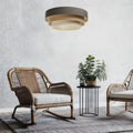 Suspension Luminaire Moderne - Triniti Boho Elegant (Marron/Beige/Crème)