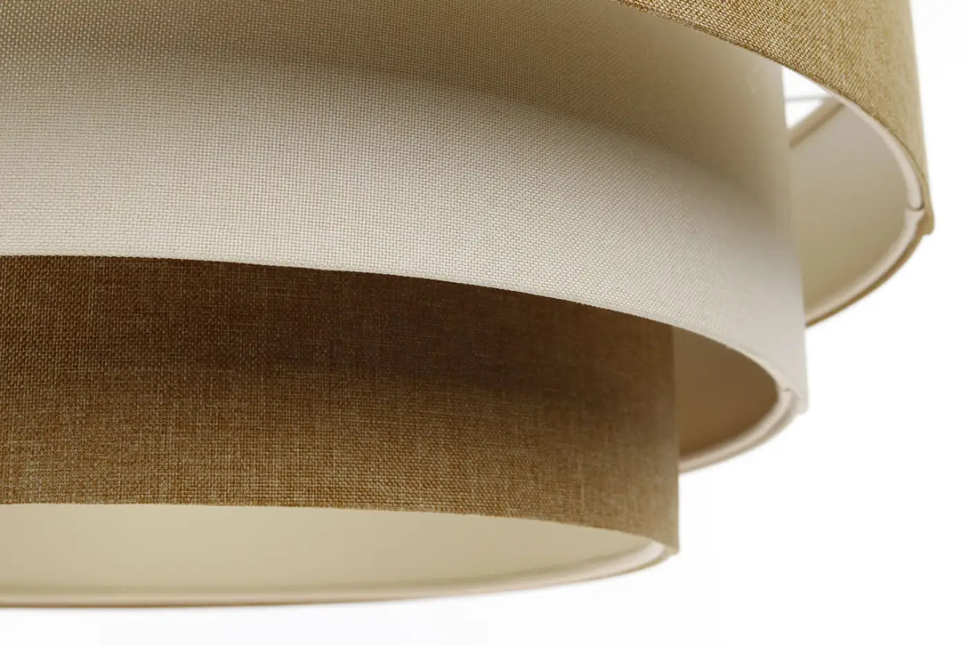 Suspension Luminaire Moderne - Triniti Boho Elegant (Moutarde/Crème/Ecru)