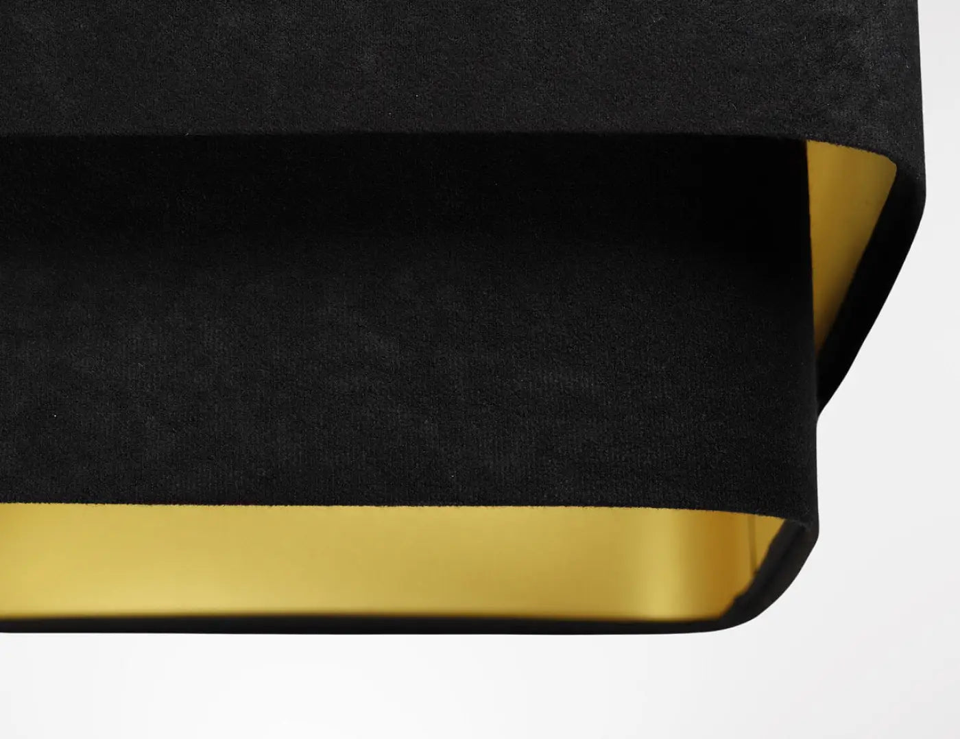 Suspension Luminaire Moderne - Kwadro Duo Velour (Noir)