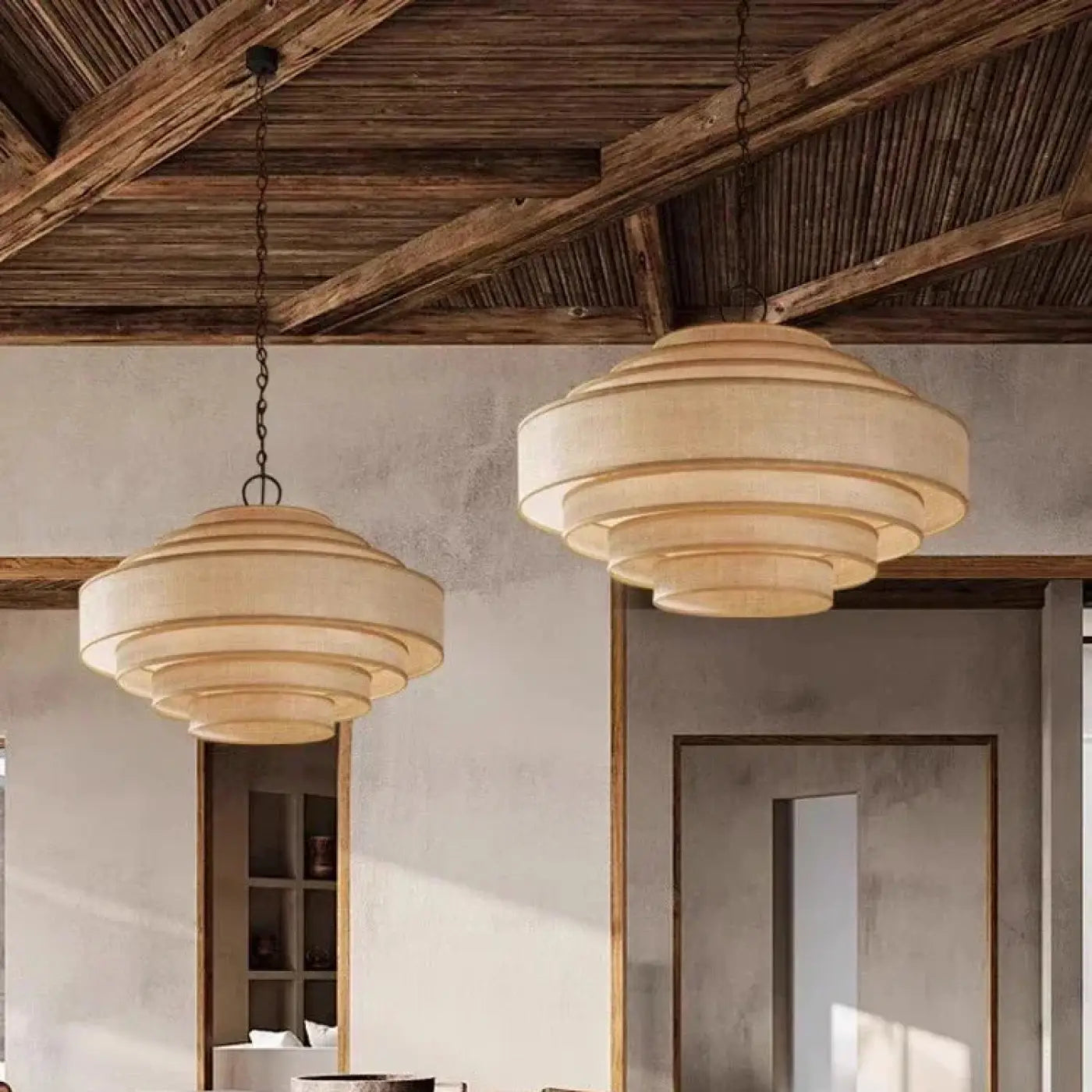 Suspension Luminaire Moderne en Rotin - Morona