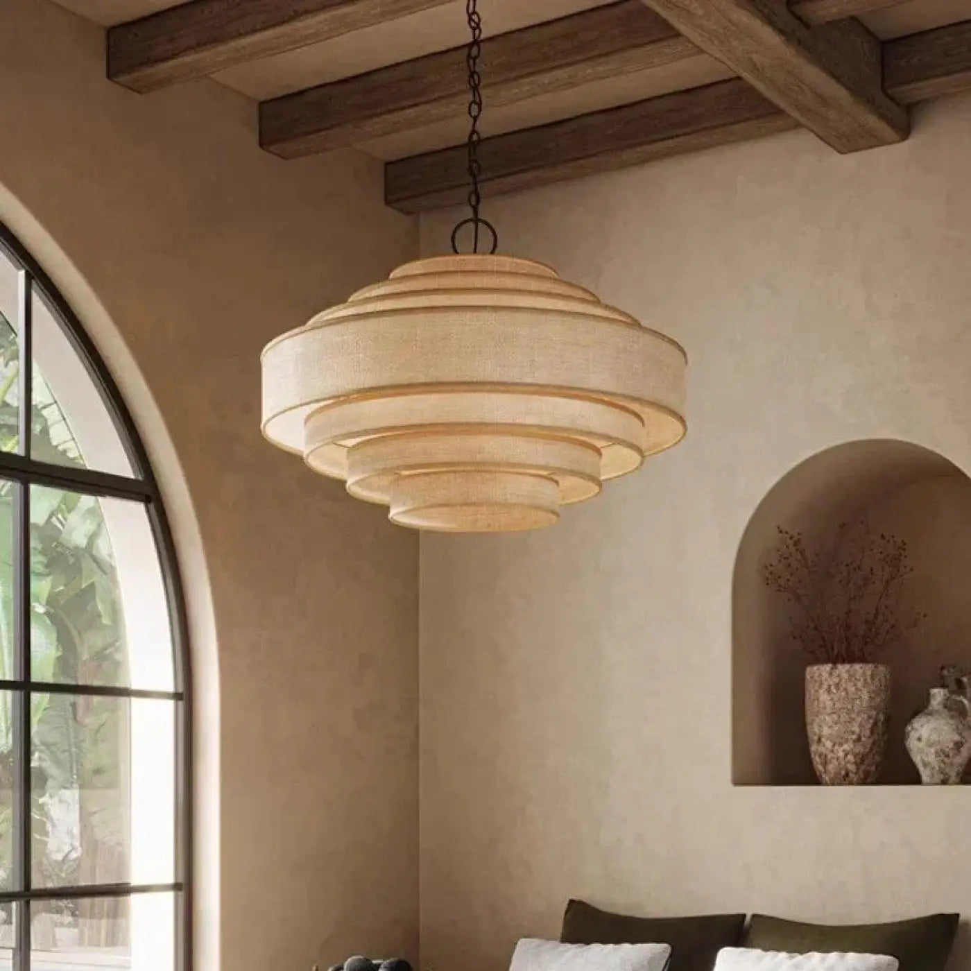 Suspension Luminaire Moderne en Rotin - Morona