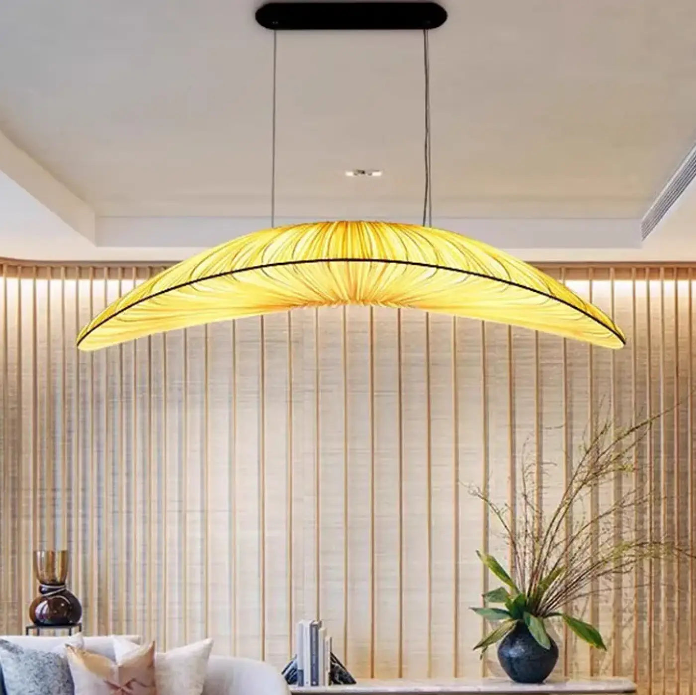 Suspension Luminaire Moderne en Tissu - Pliged