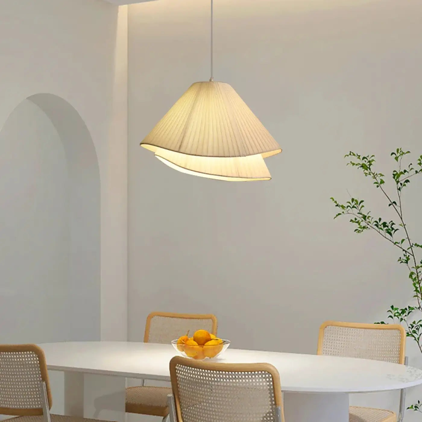 Suspension Luminaire Moderne en Tissu - Lagasi