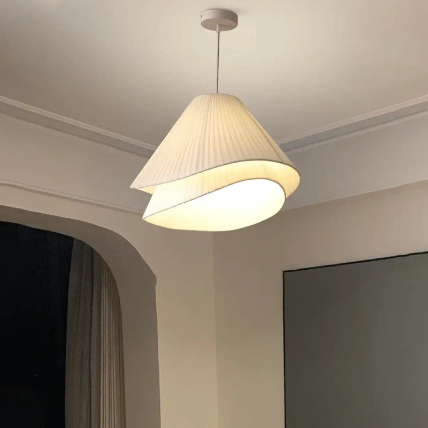 Suspension Luminaire Moderne en Tissu - Lagasi