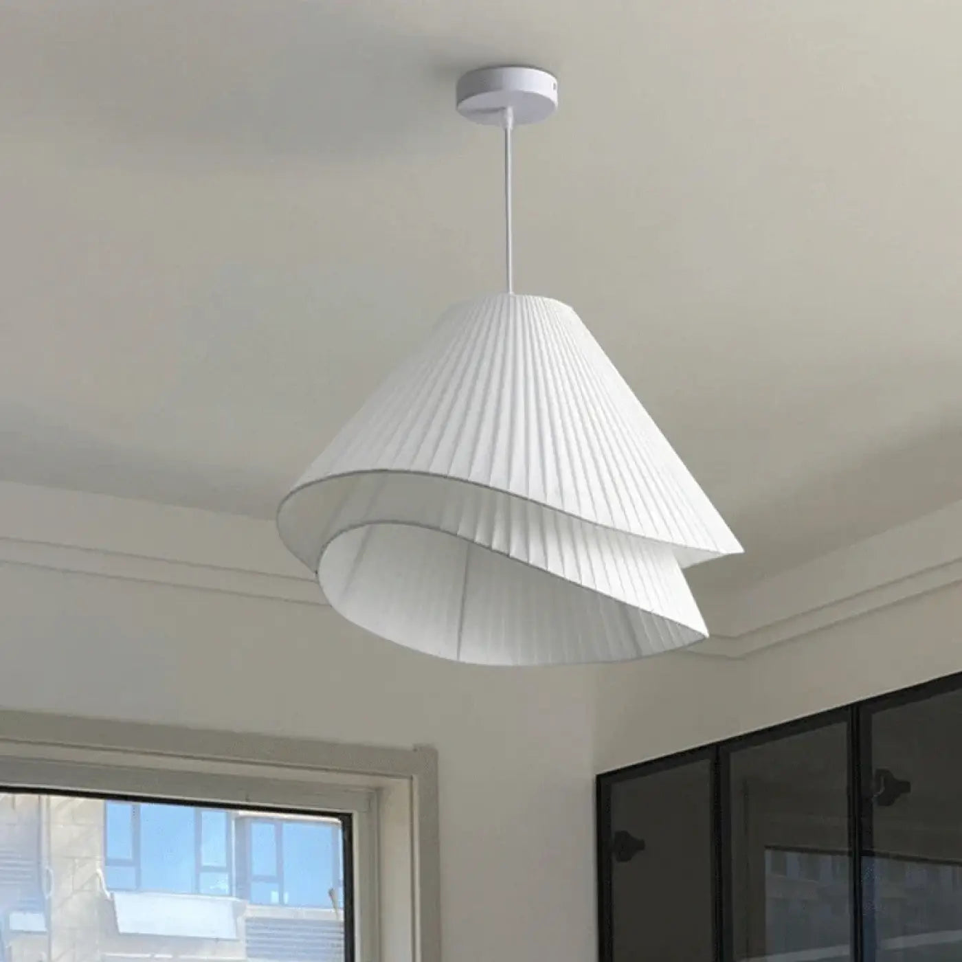 Suspension Luminaire Moderne en Tissu - Lagasi