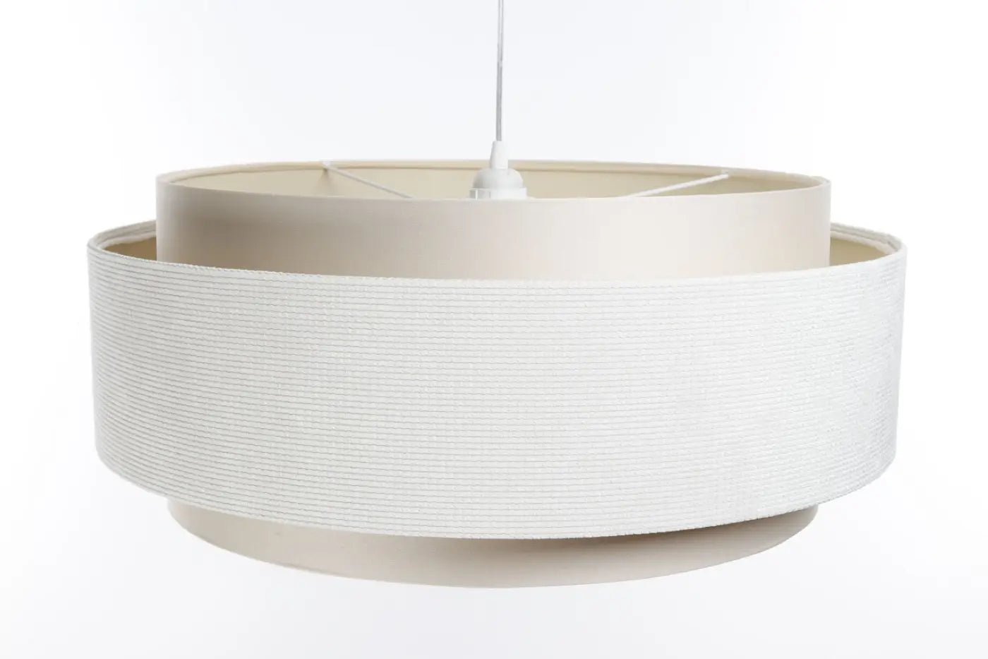 Suspension Luminaire Moderne en Tissu - Doblo Classic (Crème)