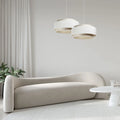 Suspension Luminaire Moderne en Tissu - Doblo Classic (Crème)