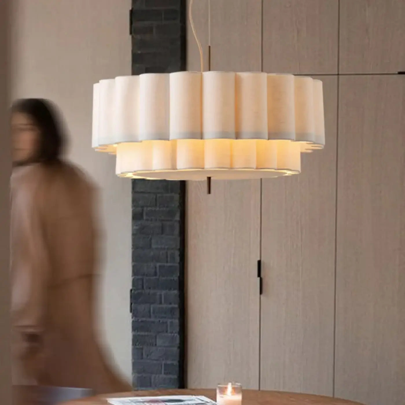 Suspension Luminaire Moderne en Tissu - Minabe